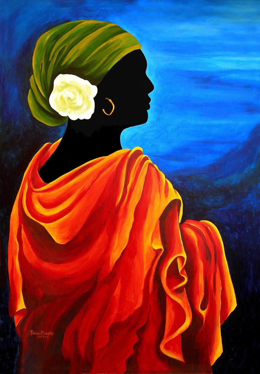 Camelia, 2008 (akryyli masoniitilla) tekijältä Patricia Brintle