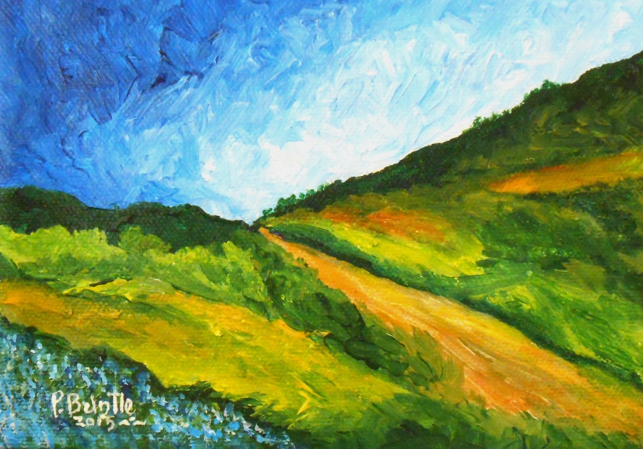 Vers Marmelade, 2015 (akryyli kankaalle) tekijältä Patricia Brintle