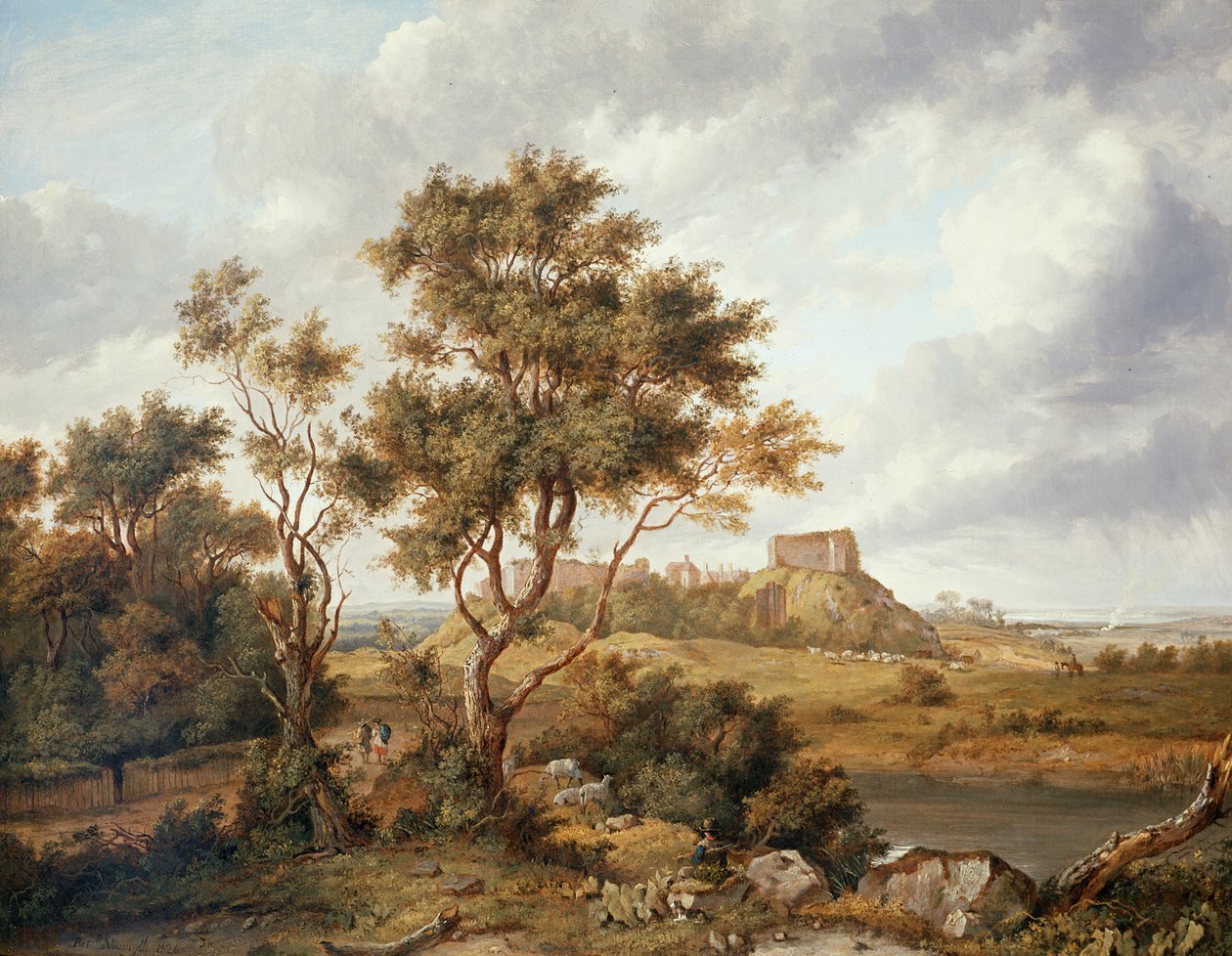 Carisbrooken linna, Wightin saari tekijältä Patrick Nasmyth