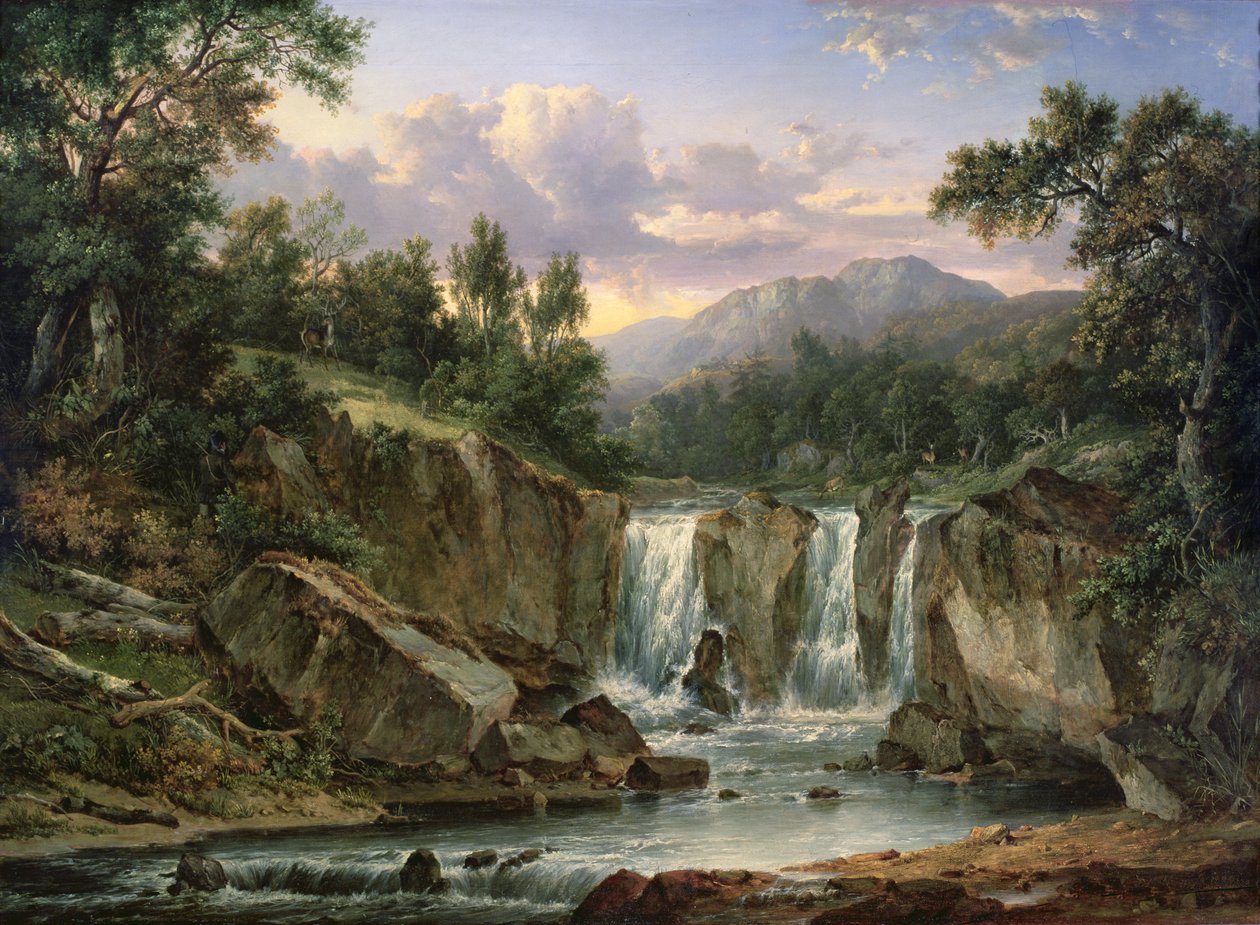 Tummelin putoukset, 1820 tekijältä Patrick Nasmyth