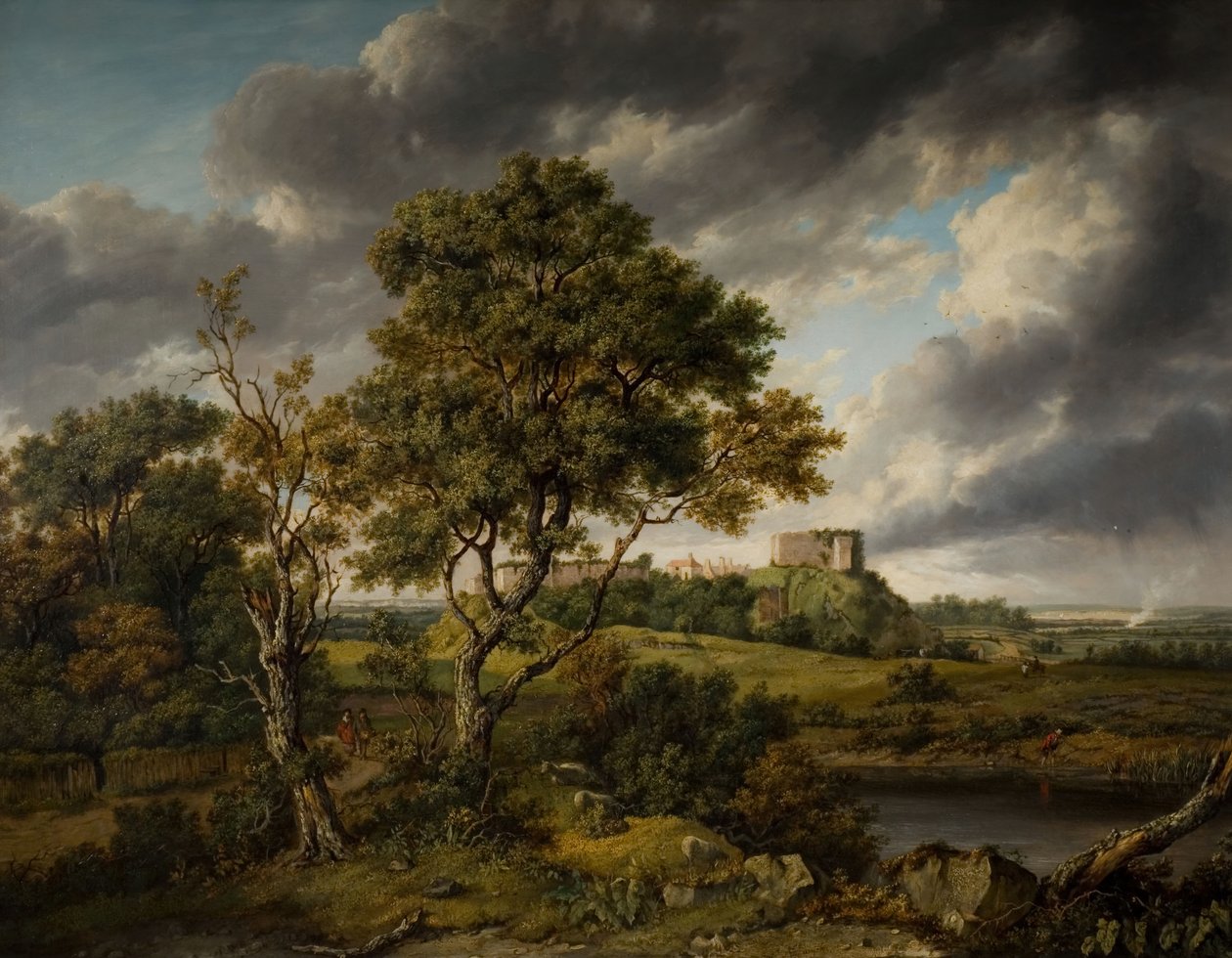 Carisbrooke Castle, Isle Of Wight, 1831. tekijältä Patrick Nasmyth