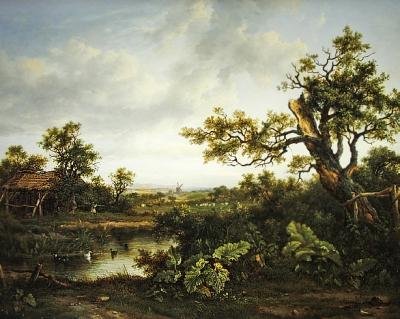 Metsämaisema (öljy paneelille) tekijältä Patrick Nasmyth