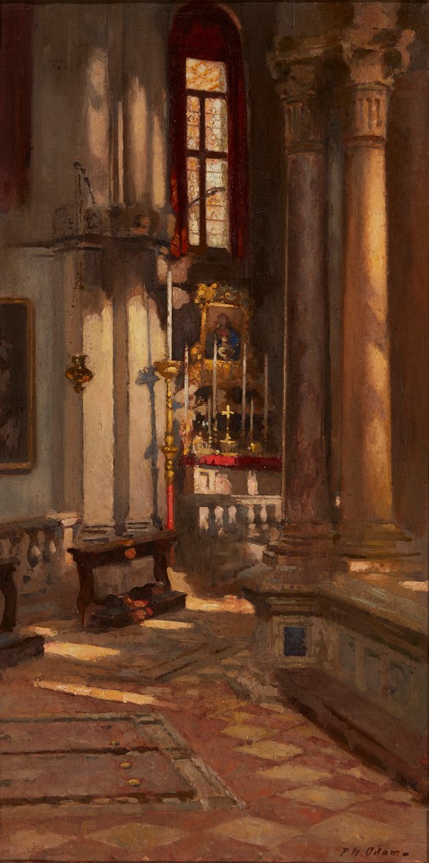 San Zaccaria, Venetsia (öljy kankaalle) tekijältä Patrick William Adam