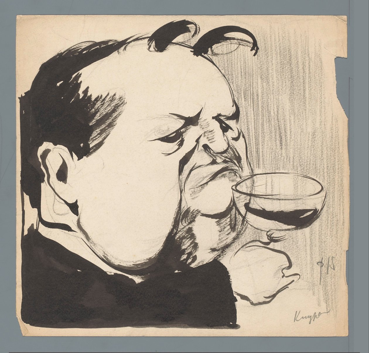Abraham Kuiper tekijältä Patricq Kroon (signed by artist)