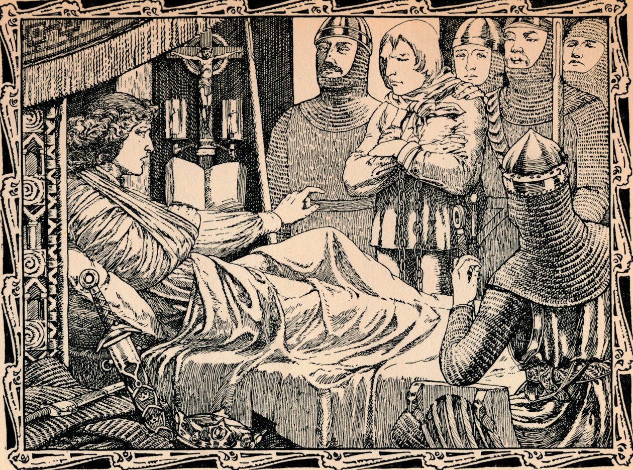 Kuningas Richard I kuoli 1902 tekijältä Patten Wilson