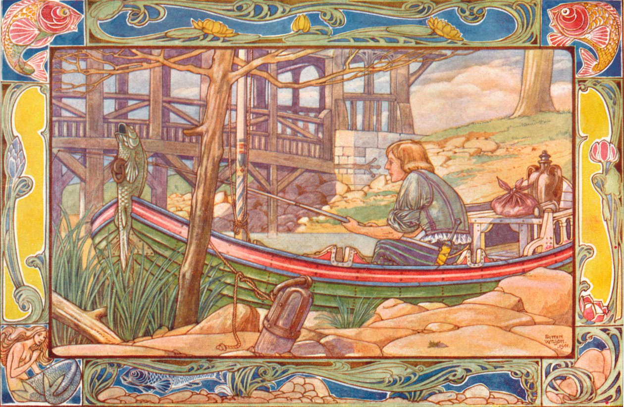 Kalastaja, 1901 tekijältä Patten Wilson