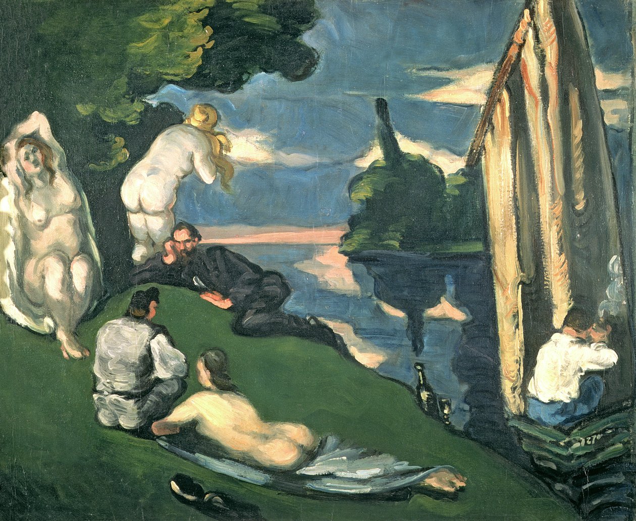Pastoraali eli idylli, 1870 tekijältä Paul Cézanne