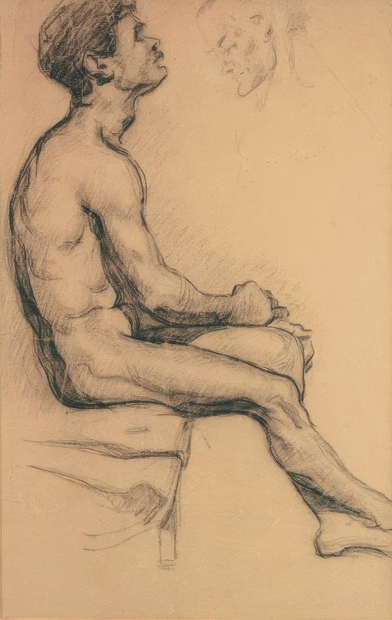 Aktstudie eines Schwarzen tekijältä Paul Cézanne