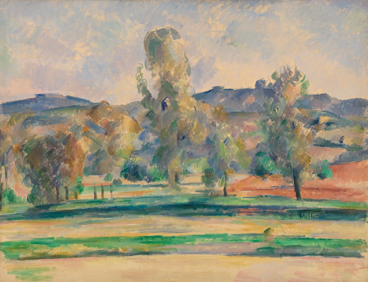 Syksyinen maisema, 1883-85 tekijältä Paul Cézanne