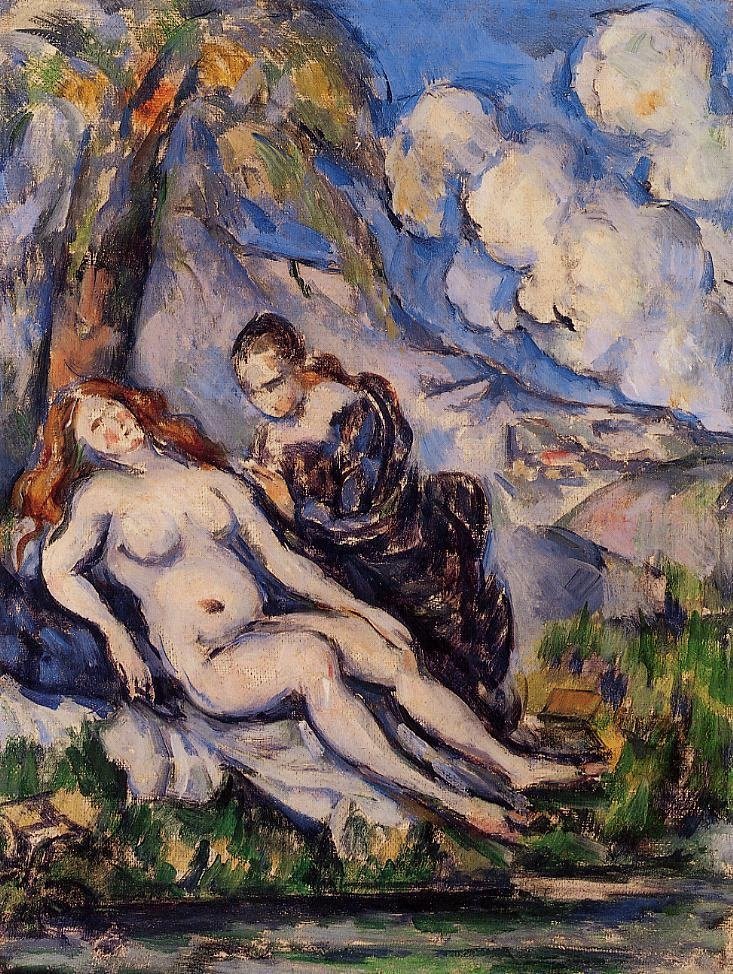 Bathsheba tekijältä Paul Cézanne