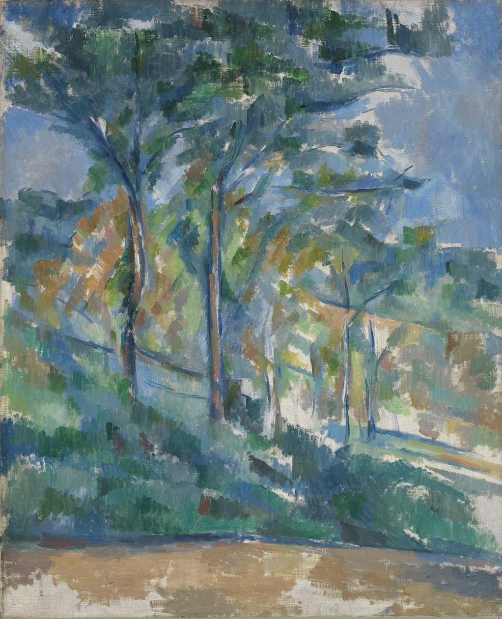 Maisema, noin 1900 tekijältä Paul Cézanne
