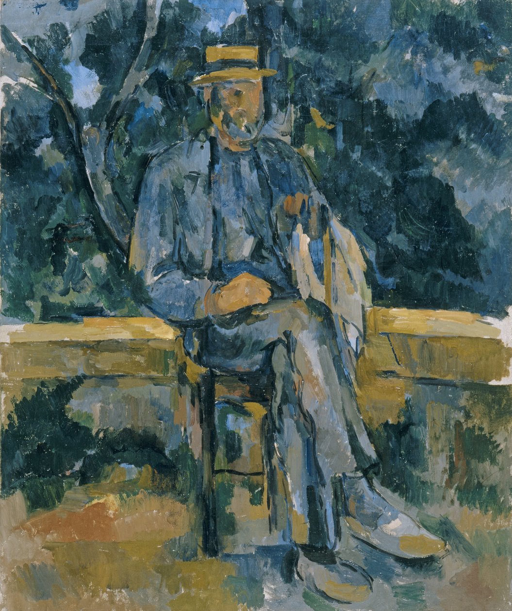 Talonpojan muotokuva tekijältä Paul Cézanne