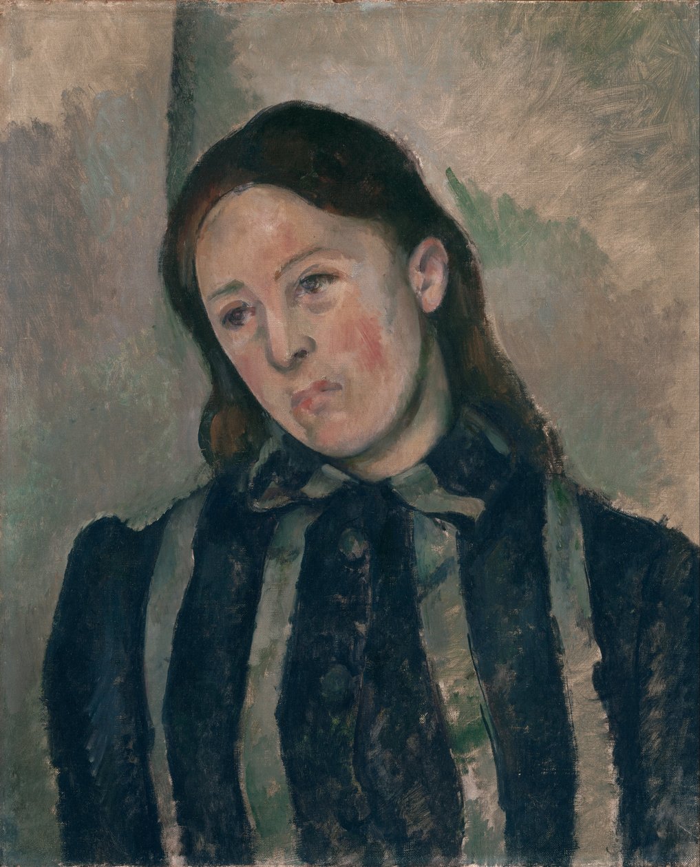 Madame Cézannen muotokuva tekijältä Paul Cézanne