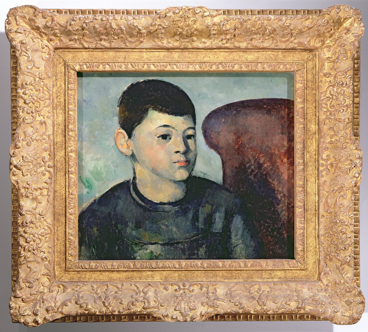 Muotokuva taiteilijan pojasta, 1881-82 (katso myös 394902) tekijältä Paul Cézanne