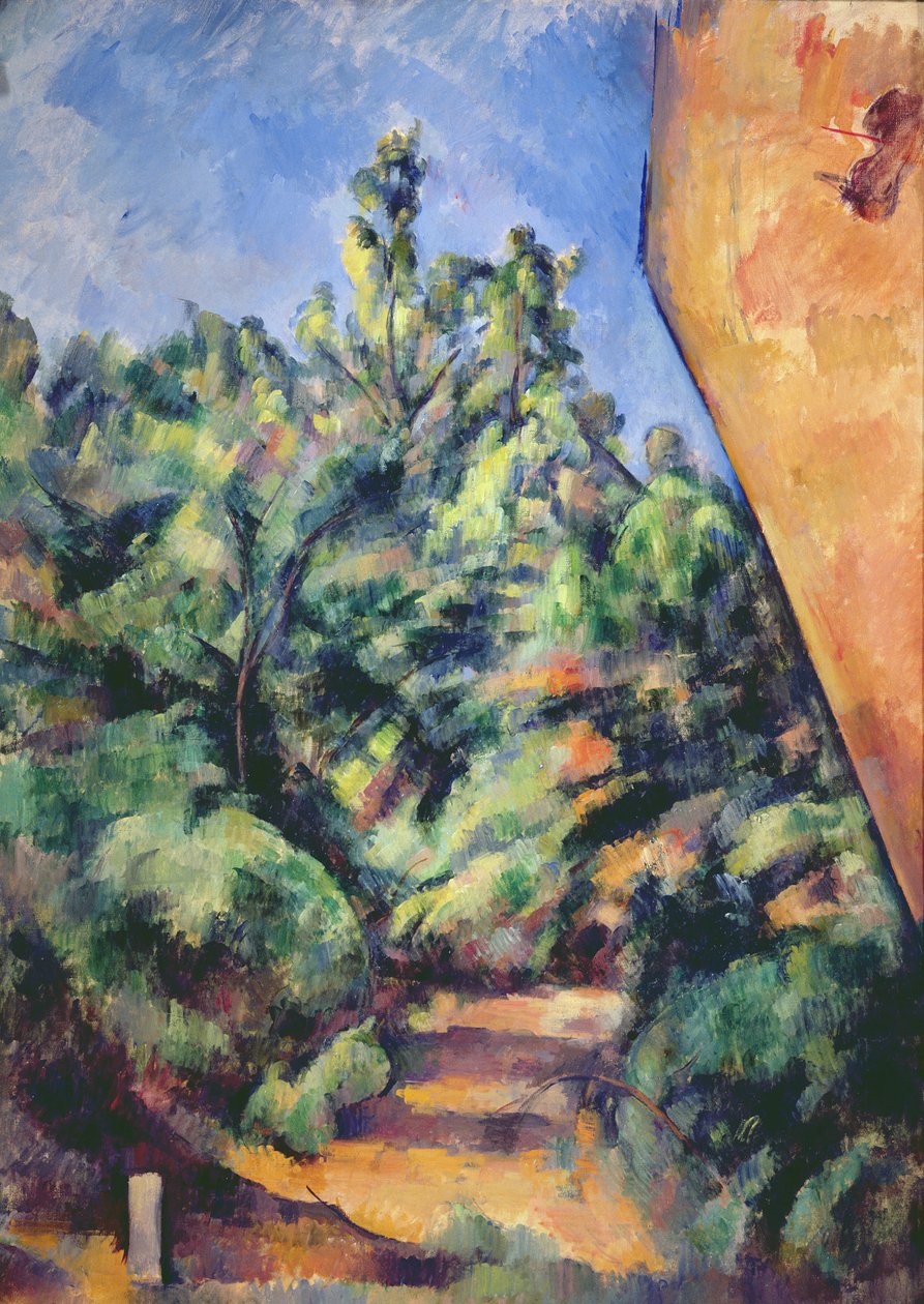 Punainen kallio, noin 1895 (ks. myös 287557). tekijältä Paul Cézanne