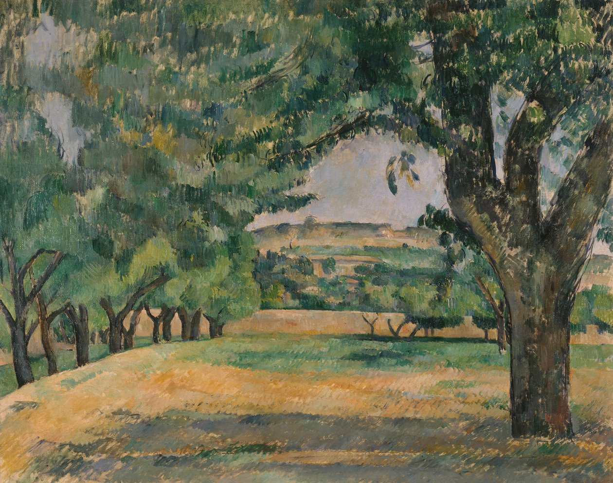 Jas de Bouffanin naapuruus tekijältä Paul Cézanne