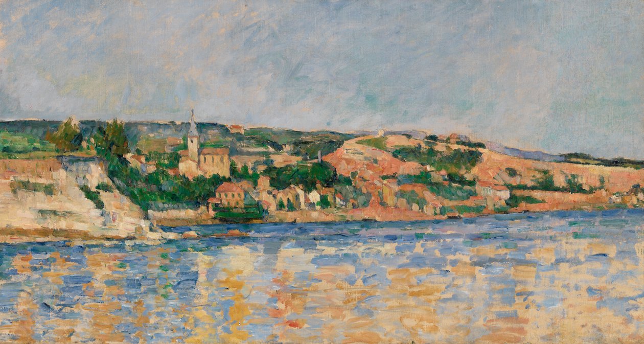 Kylä Waters Edgessä, noin 1876 tekijältä Paul Cézanne