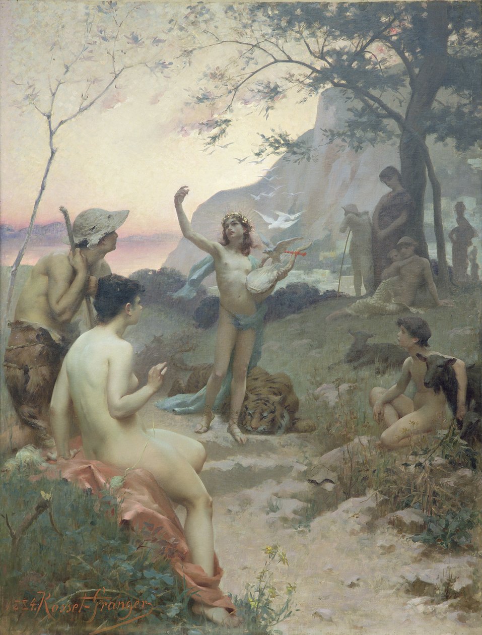 Orpheus, 1884 tekijältä Paul Edouard Rosset Granger