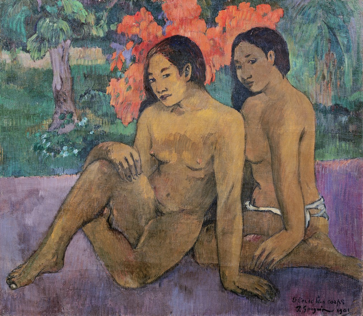 Ja heidän ruumiinsa kulta, 1901 tekijältä Paul Gauguin
