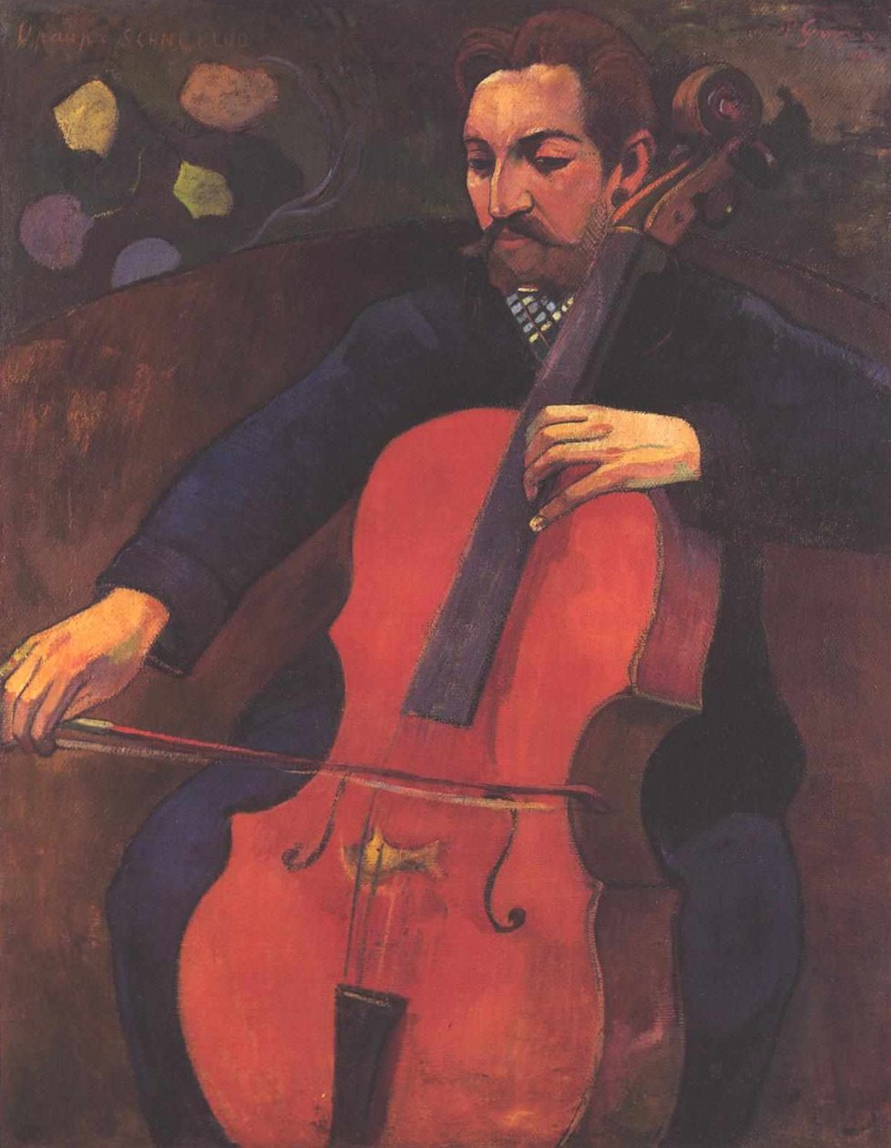 Der Violoncellist tekijältä Paul Gauguin