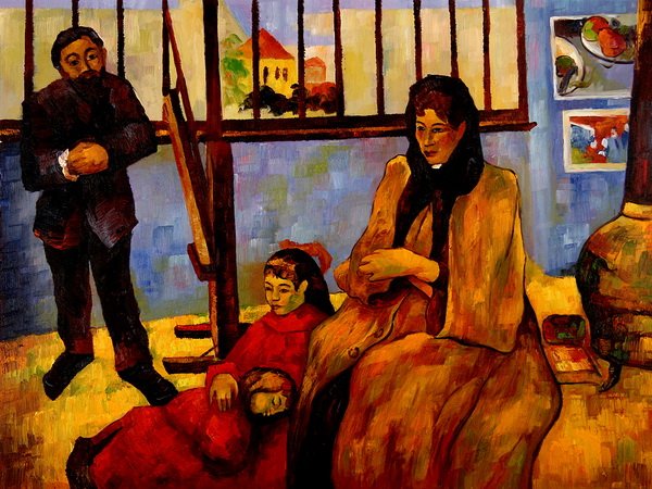 Perhe Schuffenegger tekijältä Paul Gauguin