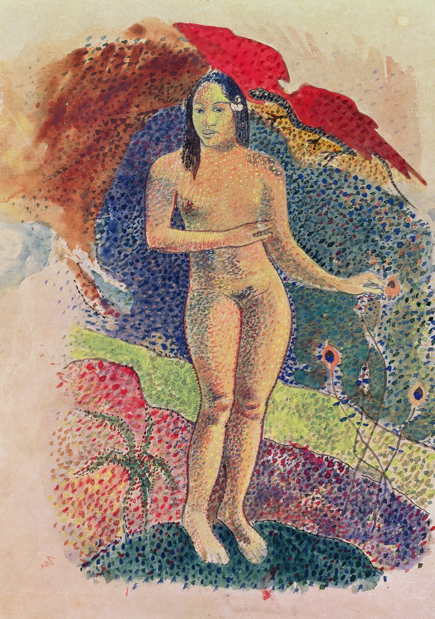 Tahitilainen nainen tekijältä Paul Gauguin