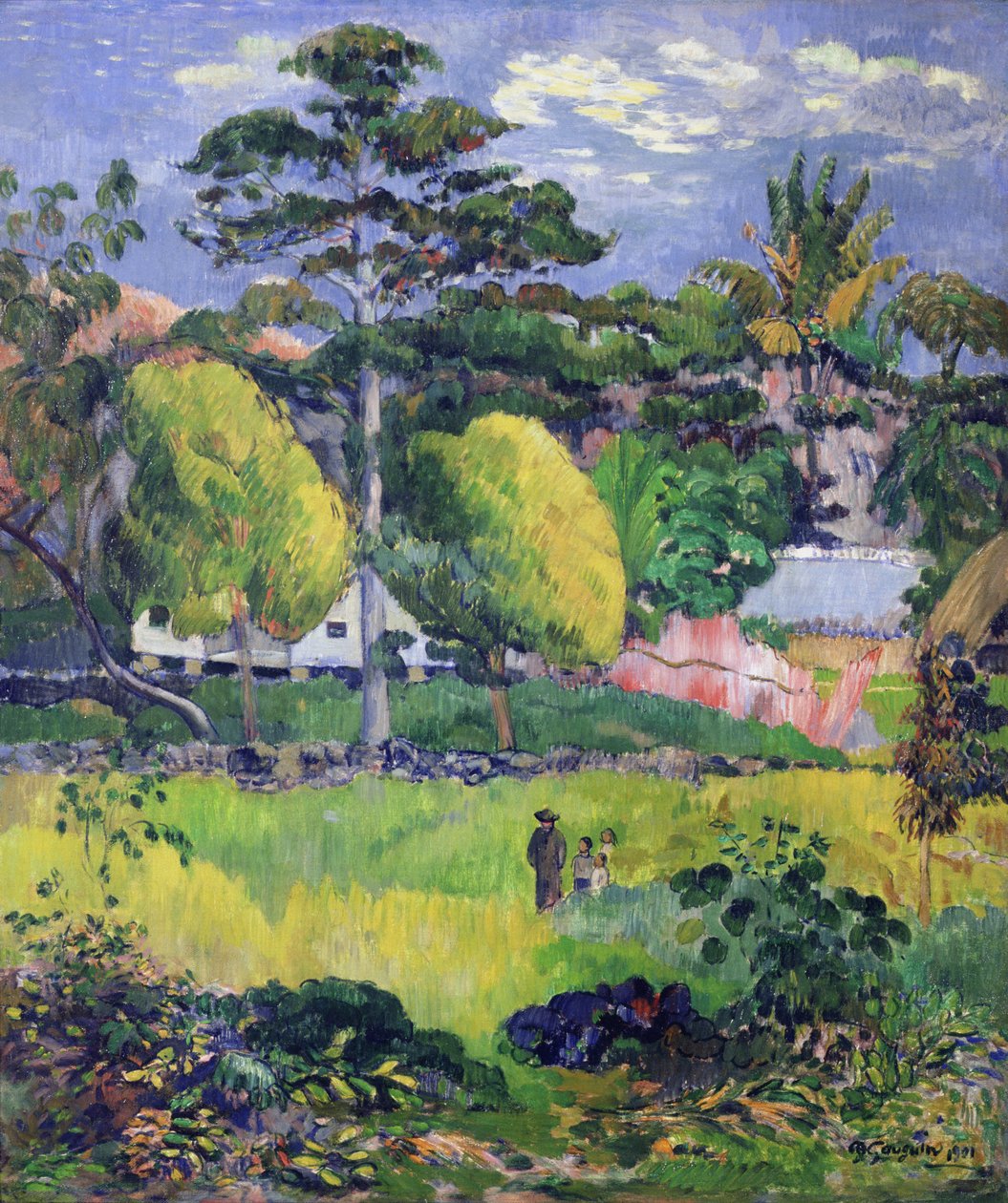 Maisema, 1901 tekijältä Paul Gauguin
