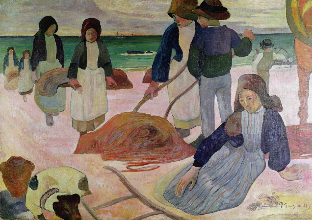 Merilevän keräilijät, 1889 tekijältä Paul Gauguin