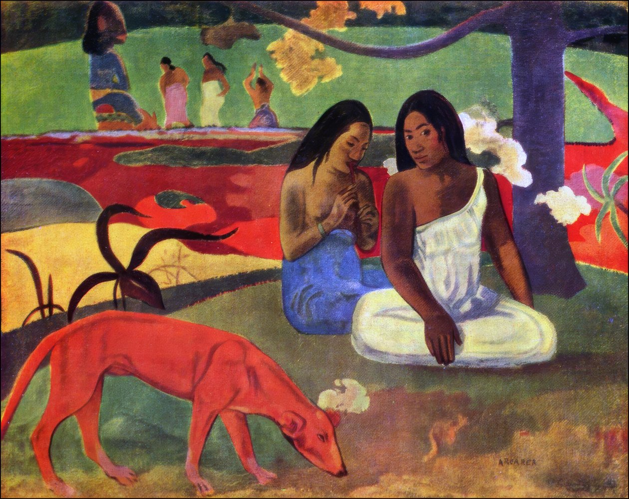 Tahiti: Arearea or Joyousness, Paul Gauguin (1892) tekijältä Paul Gauguin