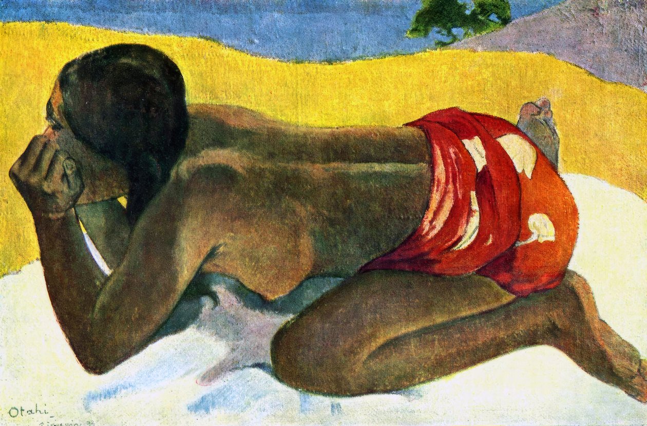 Tahiti: Otaki (Yksin) Paul Gauguin (1893) tekijältä Paul Gauguin