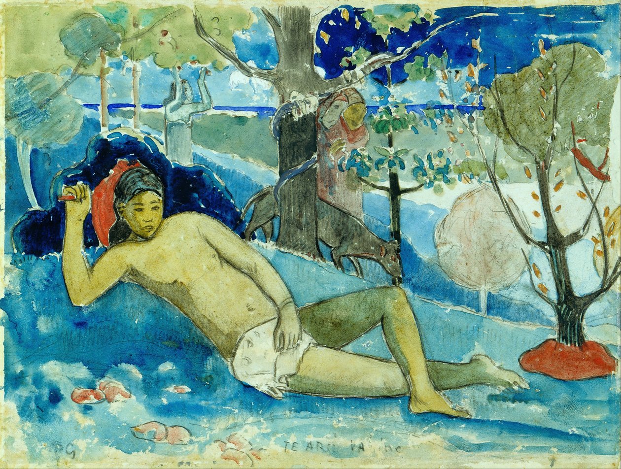 Te arii vahine (kauneuden kuningatar tai jalo kuningatar) tekijältä Paul Gauguin
