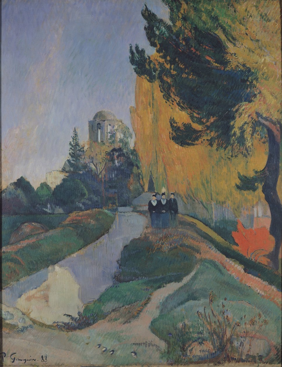 Alyscamps, Arles, 1888 tekijältä Paul Gauguin