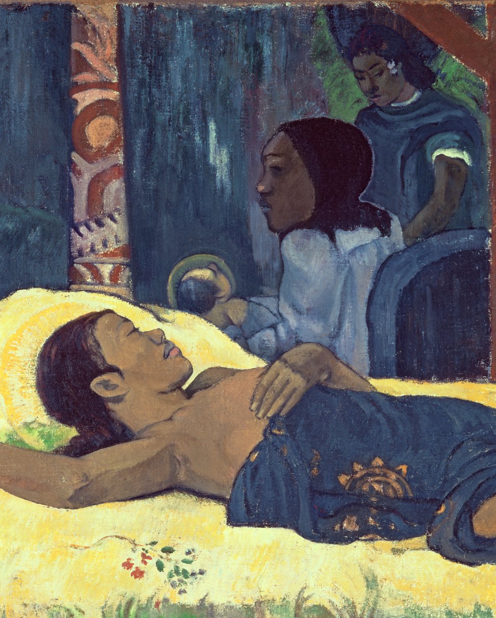 Kristuksen syntymä, 1896 (yksityiskohta 142140) tekijältä Paul Gauguin