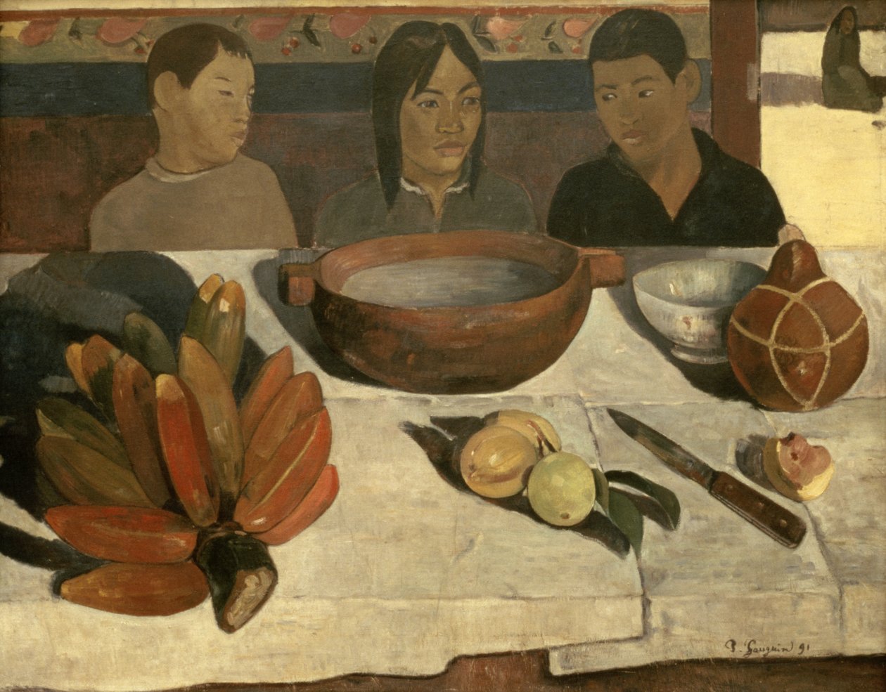 Ateria (Banaanit), 1891 tekijältä Paul Gauguin