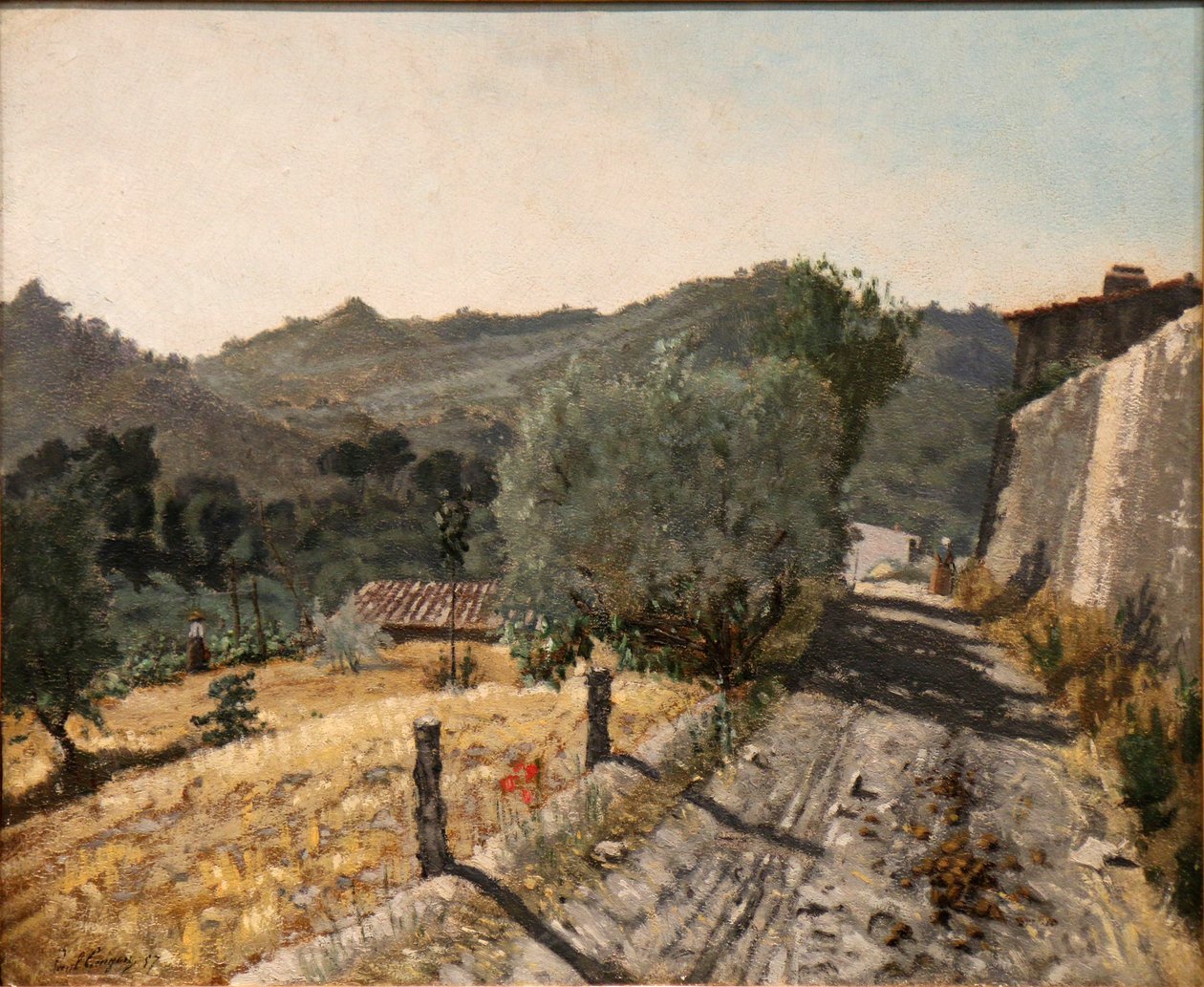 Le chemin dans la colline. tekijältä Paul Camille Guigou