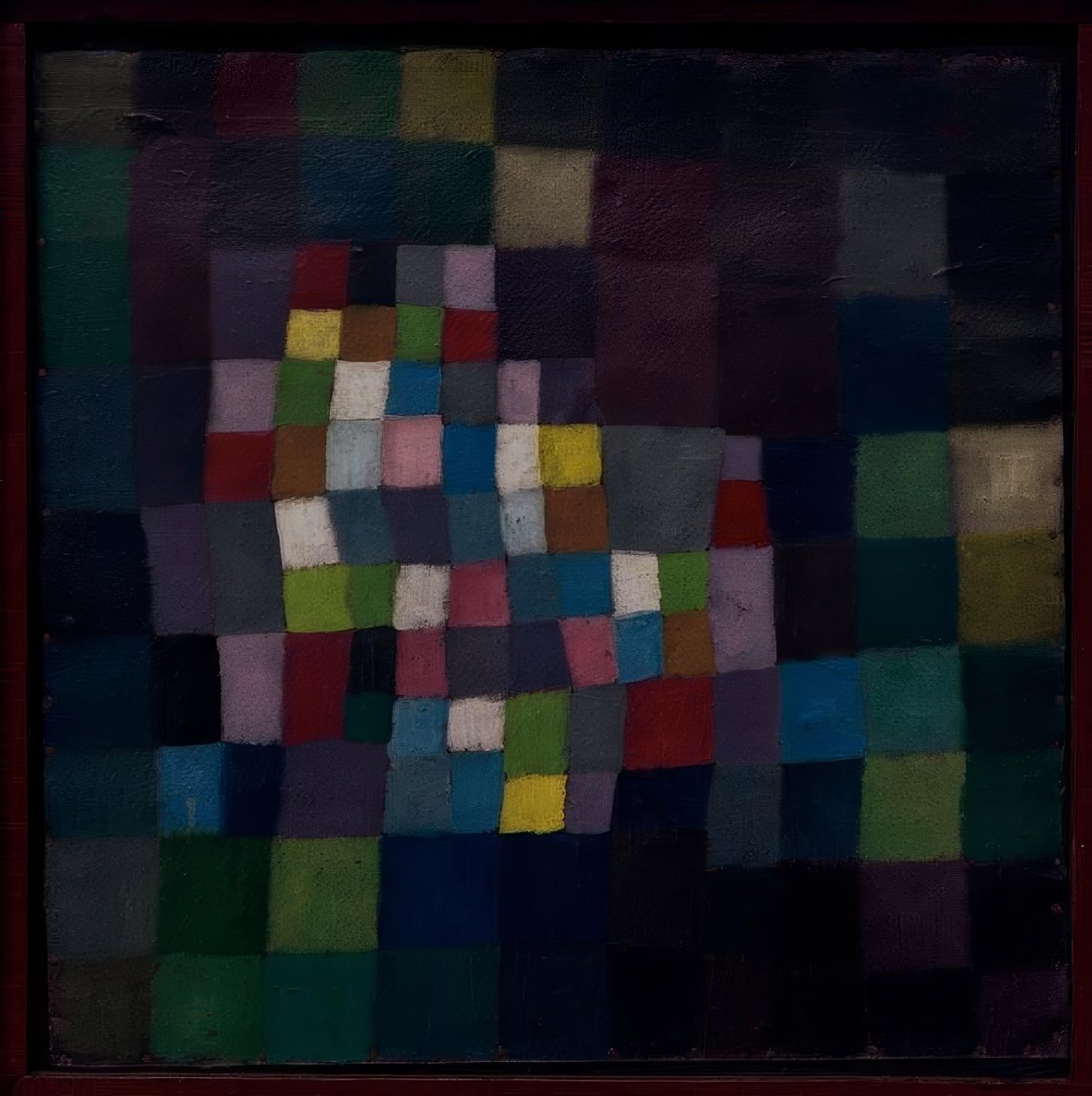 Abstract mit Bezug auf einen blühenden Baum tekijältä Paul Klee