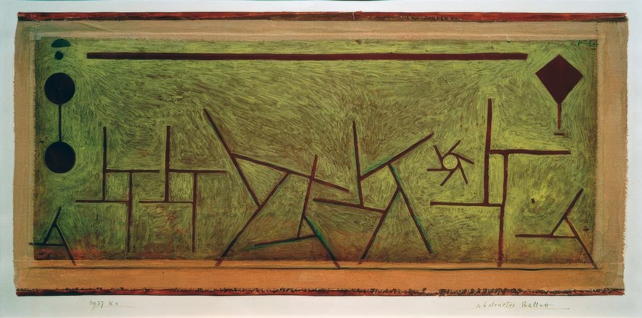 Abstrakti Balletti tekijältä Paul Klee