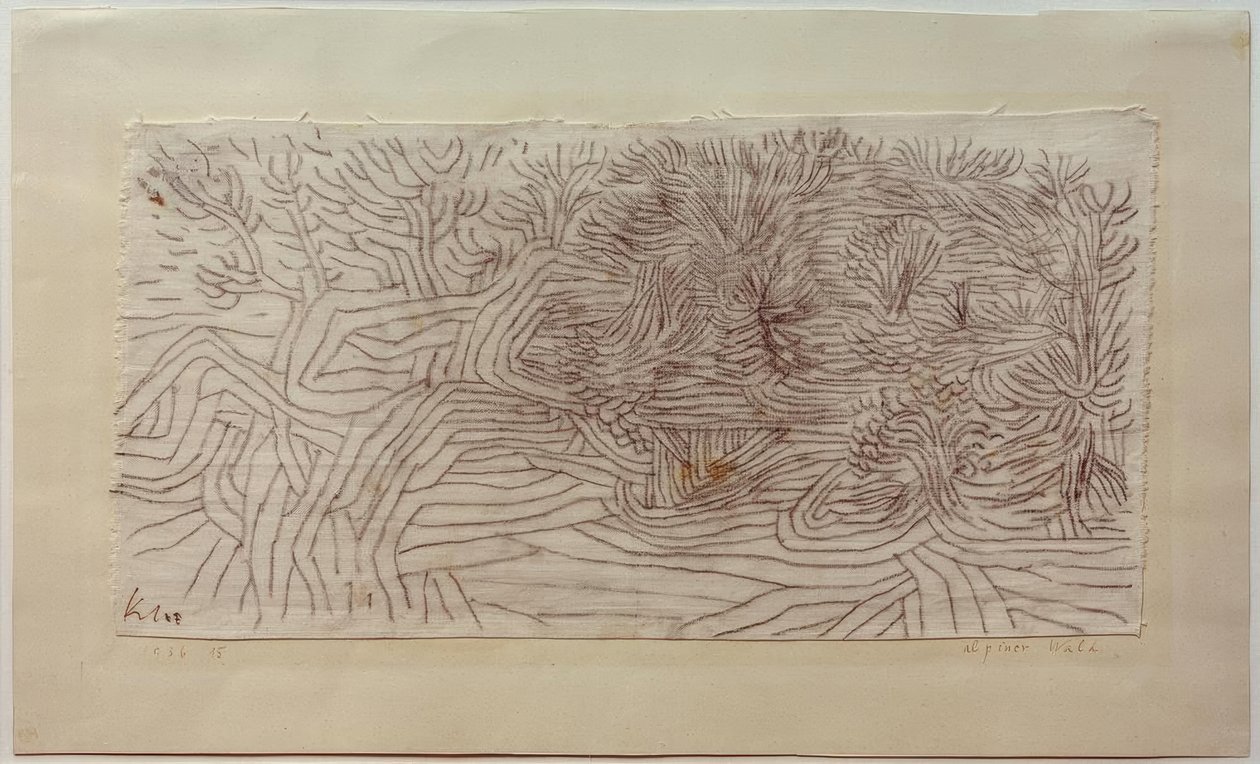 Alppimetsä tekijältä Paul Klee