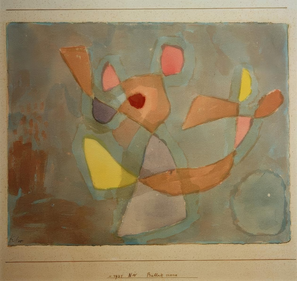 Balletszene tekijältä Paul Klee
