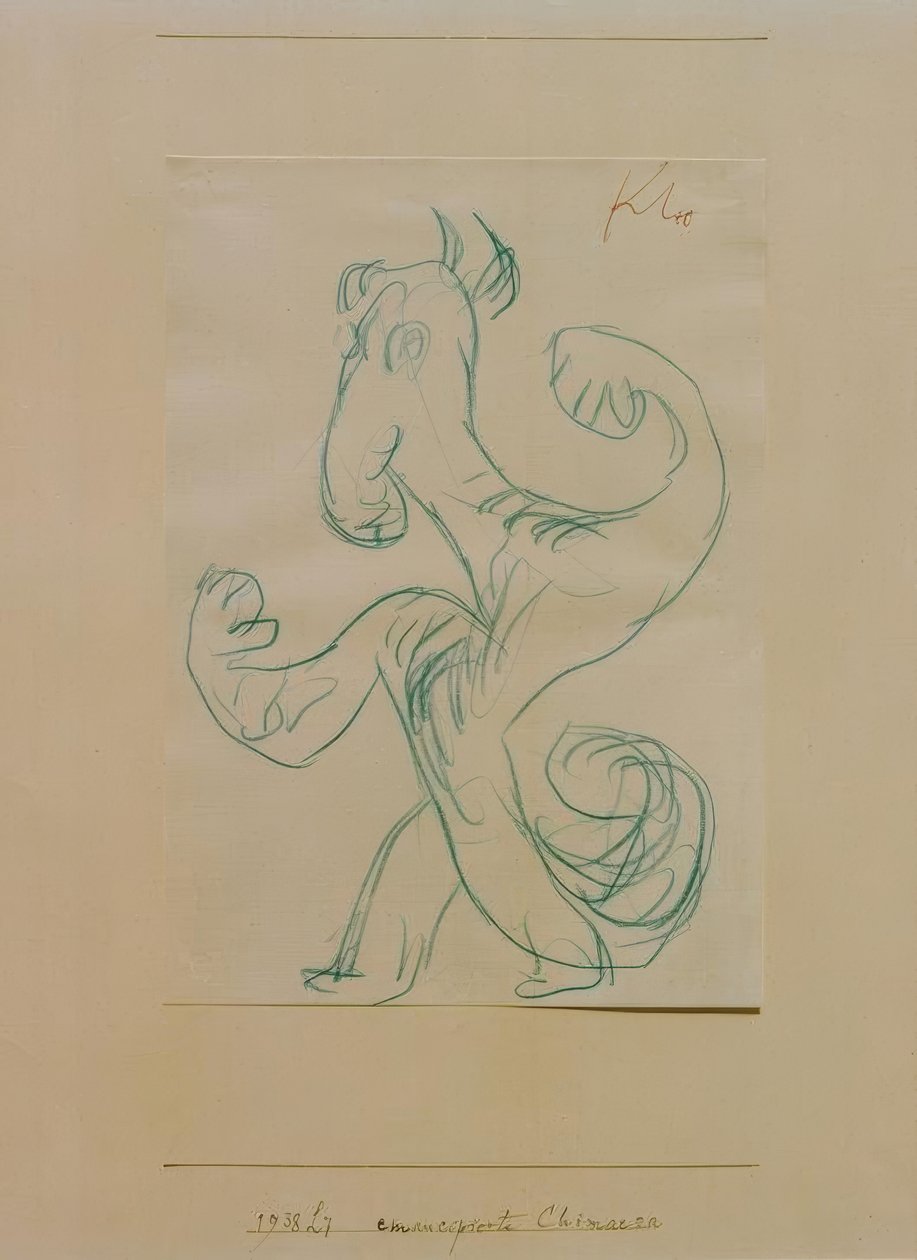 Emancipierte Chimaera tekijältä Paul Klee