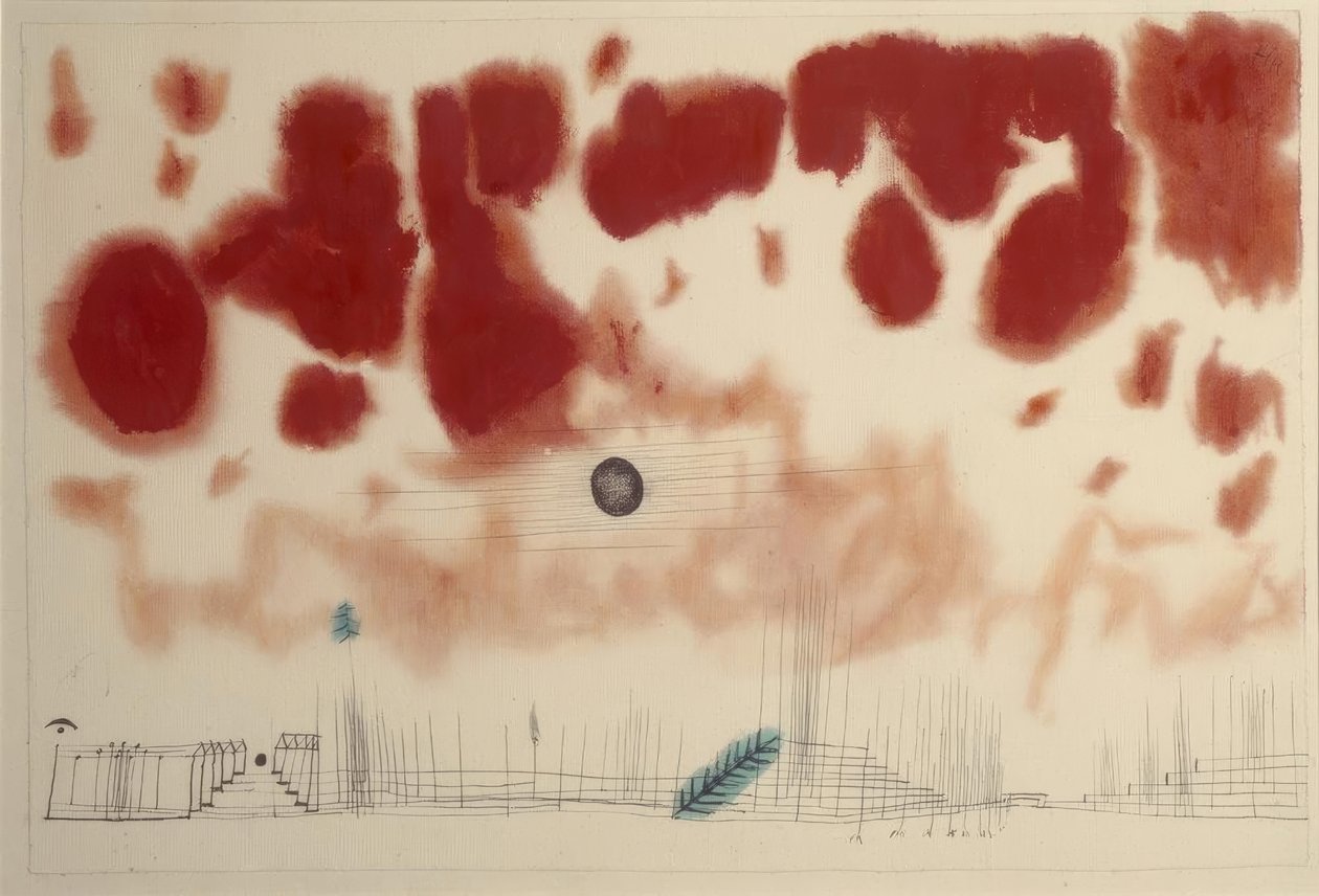 Gewölk über Bor tekijältä Paul Klee