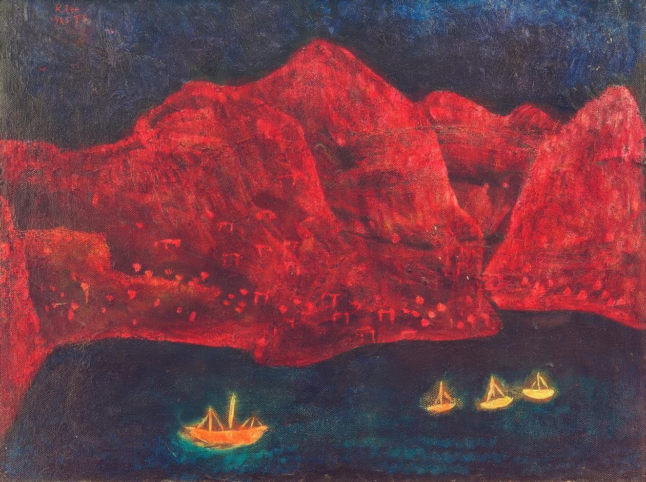 Südliche Küste abends tekijältä Paul Klee