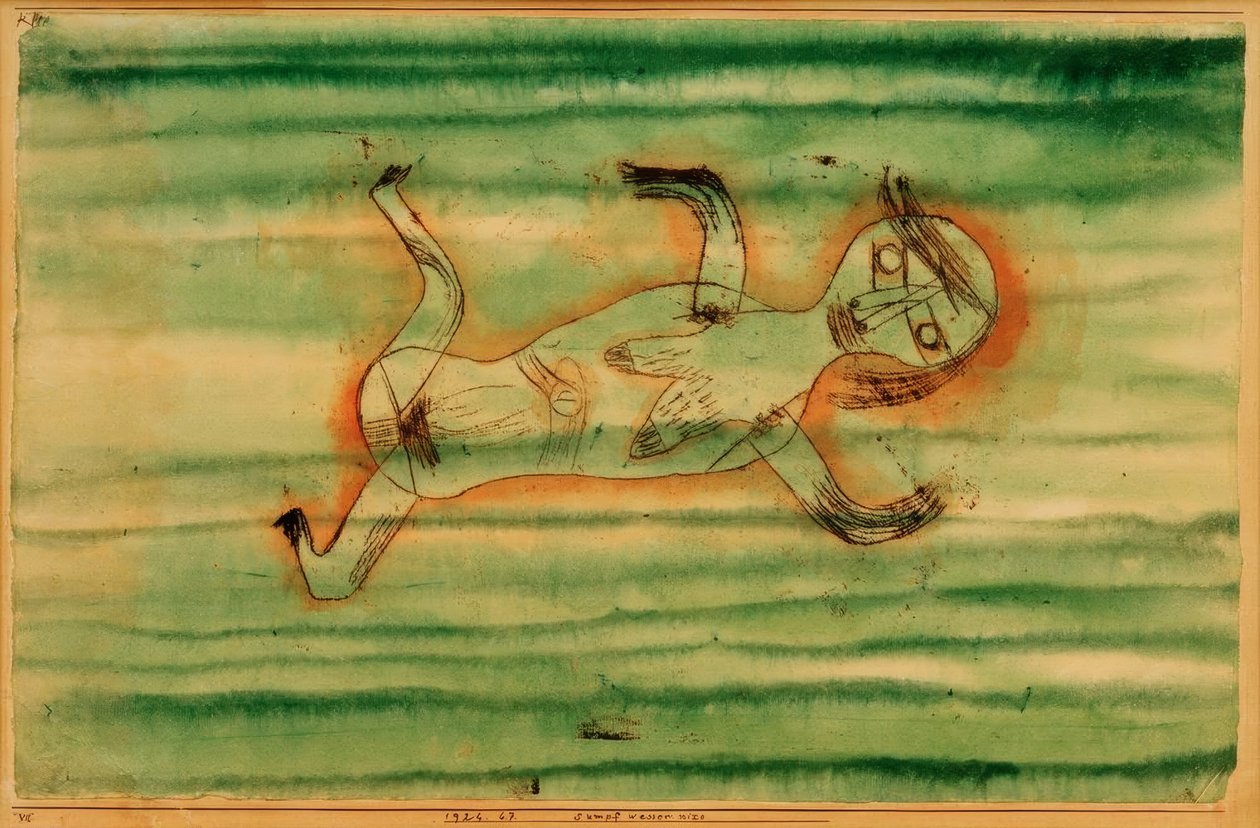 Sumpf wasser nixe tekijältä Paul Klee