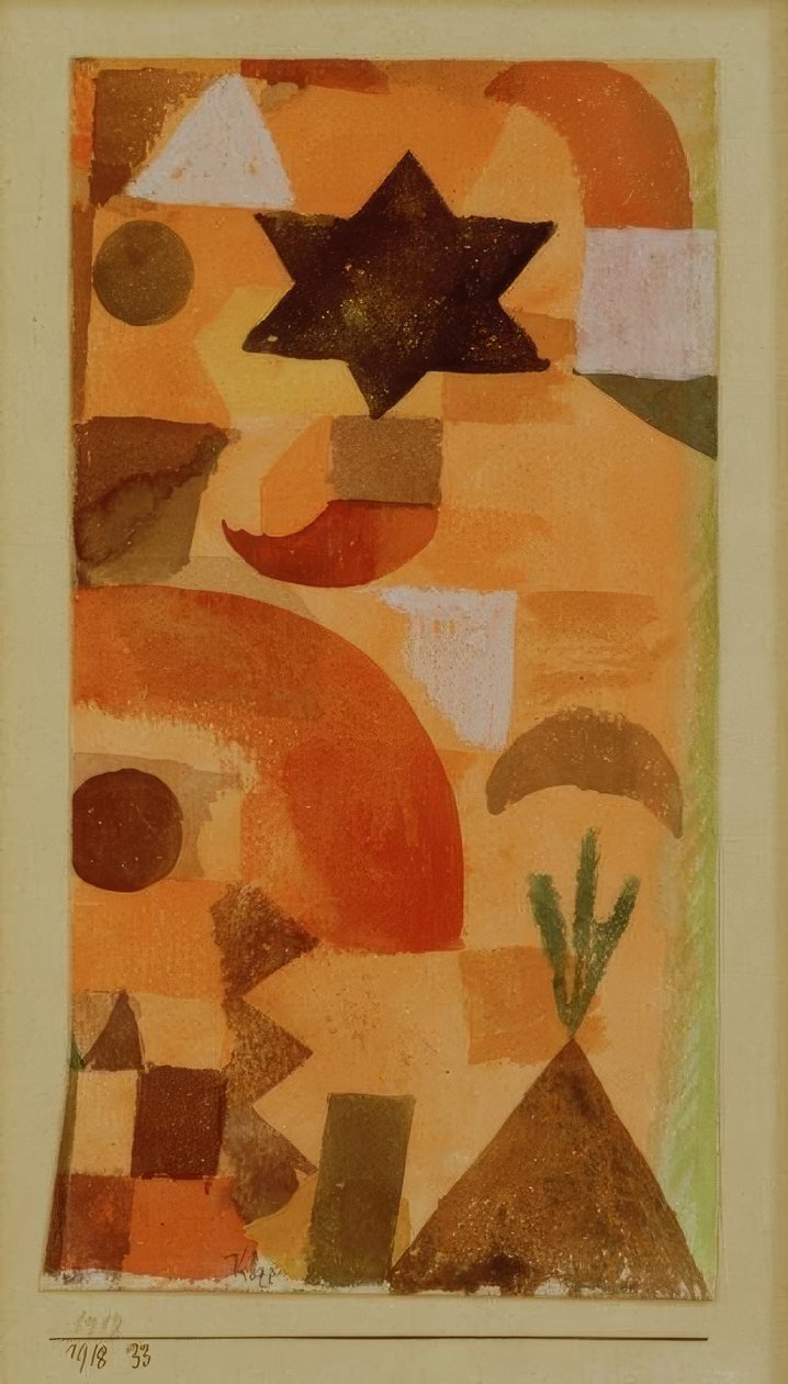 Vinjetti ja Ägypten tekijältä Paul Klee