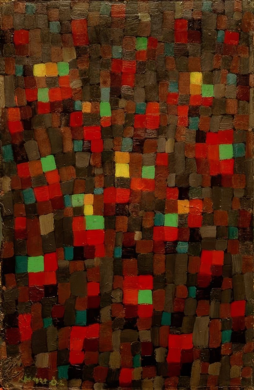 Wie ein Glasfenster tekijältä Paul Klee