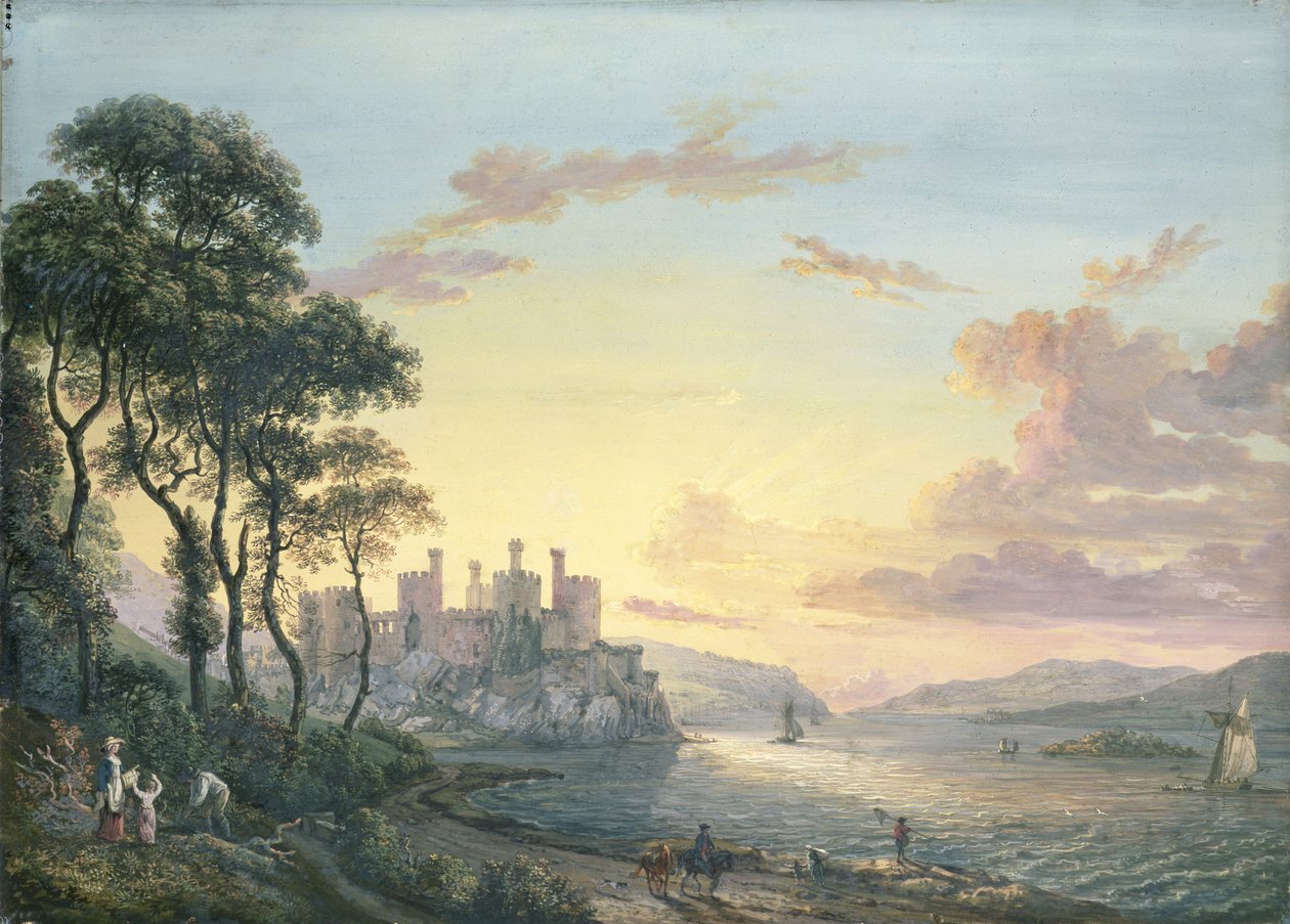 Conwyn linna tekijältä Paul Sandby
