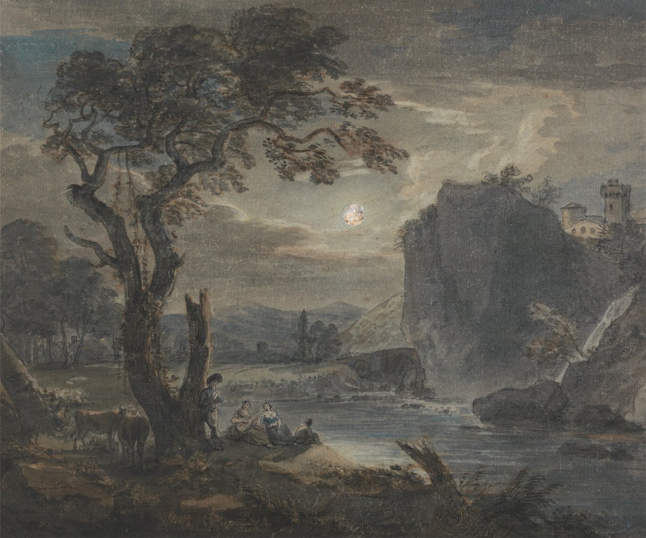 Musiikki: Moonlight tekijältä Paul Sandby