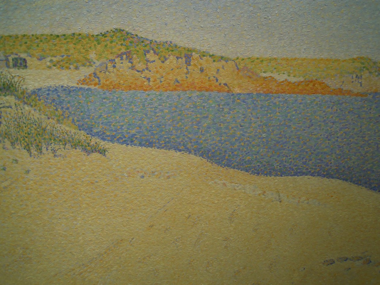 Ranta Saint-Briacissa Paul Signac fragmentti lähikuva:. -. .n tekijältä Paul Signac