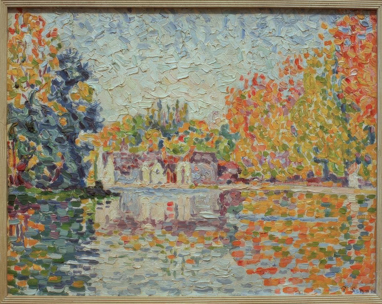 Die Seine bei Samois tekijältä Paul Signac