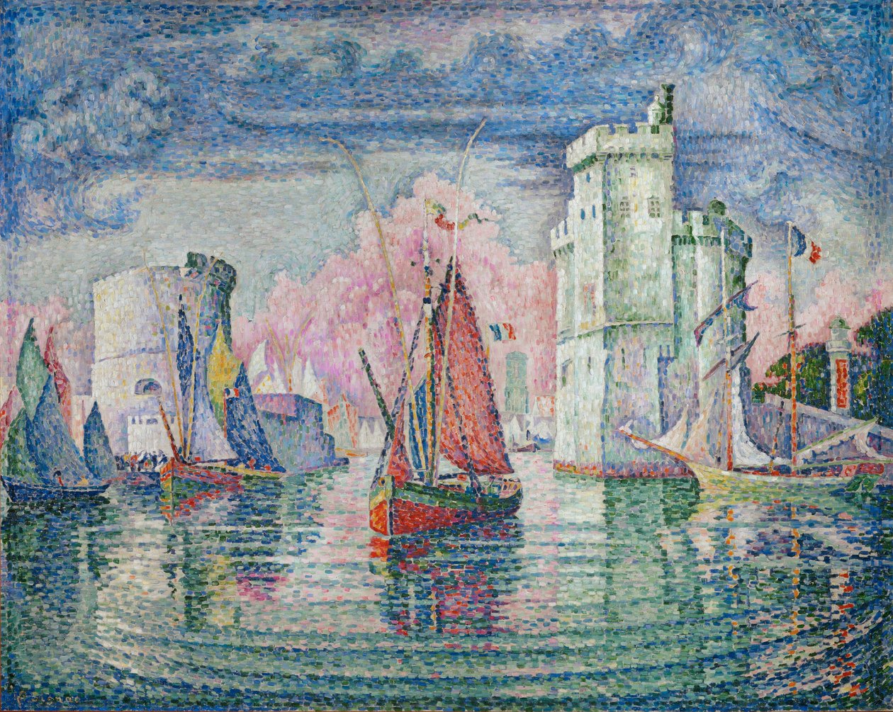 Entree du port de la Rochelle tekijältä Paul Signac